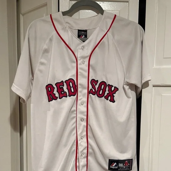 MLB Red and White Kids Jersey - Picture 1 of 2